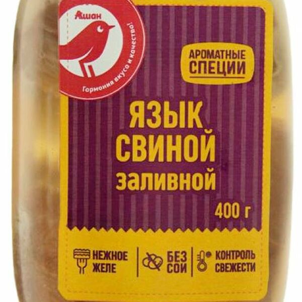 Язык заливной Ашан Красная птица