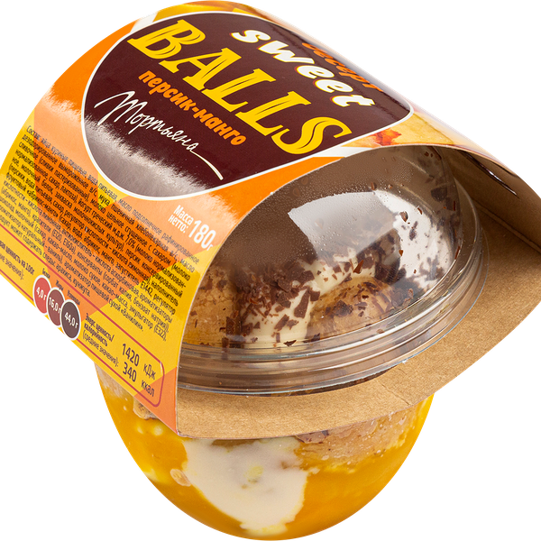 Десерт Тортьяна Sweet Balls персик-манго