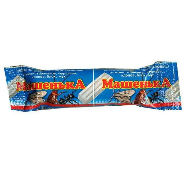 Мелок от насекомых МАШЕНЬКА Серебряная от тараканов, муравьев, клопов, блох, моли, мух 20г