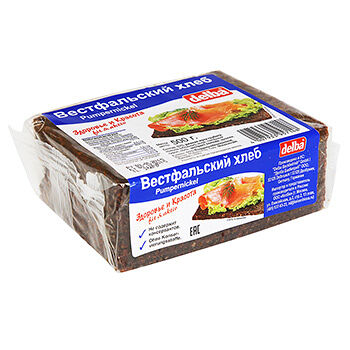 Хлеб Вестфальский Delba 500 г Delba Backbetrieb GmbH Германия