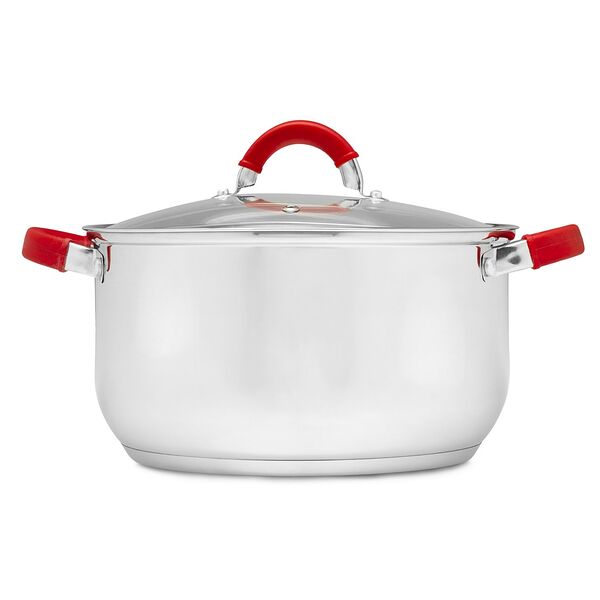 Кастрюля с крышкой Attribute Delice, 5.8 л, нерж. сталь