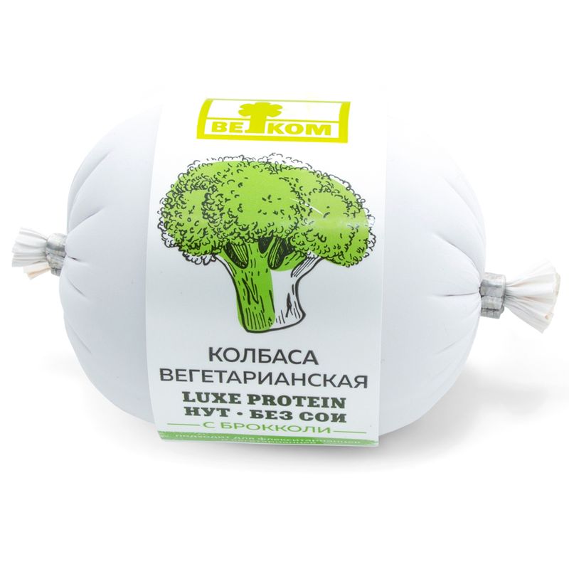 

Колбаса вареная Велком вегетарианская с брокколи 300 г