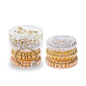 Набор резинок для волос Beauty Bar металлика 3 шт.