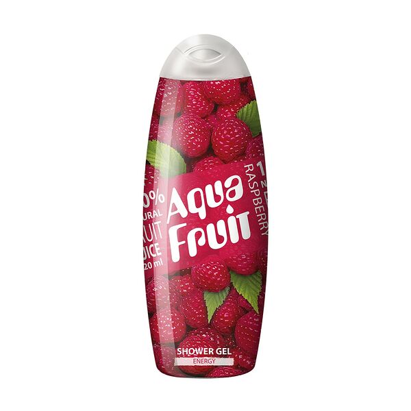 Гель для душа AQUAFRUIT Energy, малина
