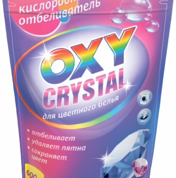 Отбеливатель Oxy Crystal кислородный для цветного белья 600г