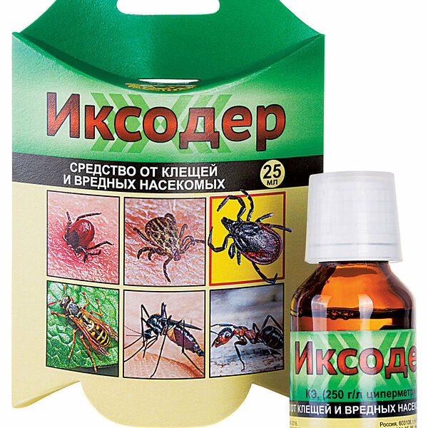 Средство от клещей Иксодер ТМ Ваше хозяйство 25 мл