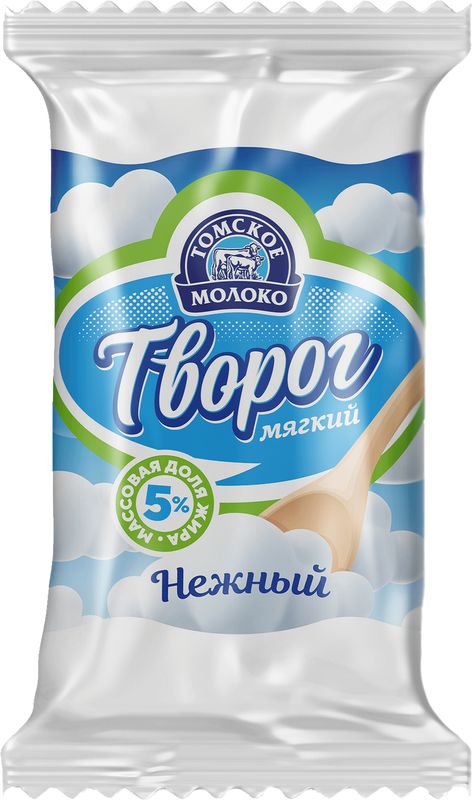 

Творог Томское Молоко Мягкий 5% 90 г