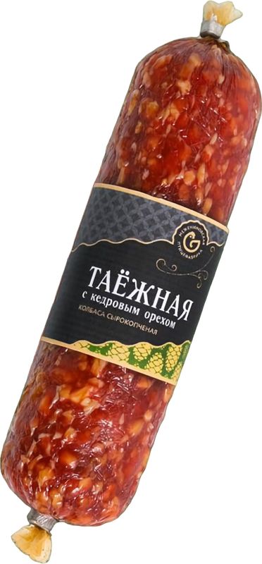 

Колбаса Межениновская ПФ Таежная с кедровым орехом сырокопченая 200 г
