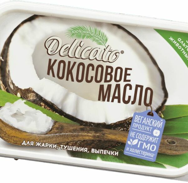 Масло Delicato кокосовое 200г