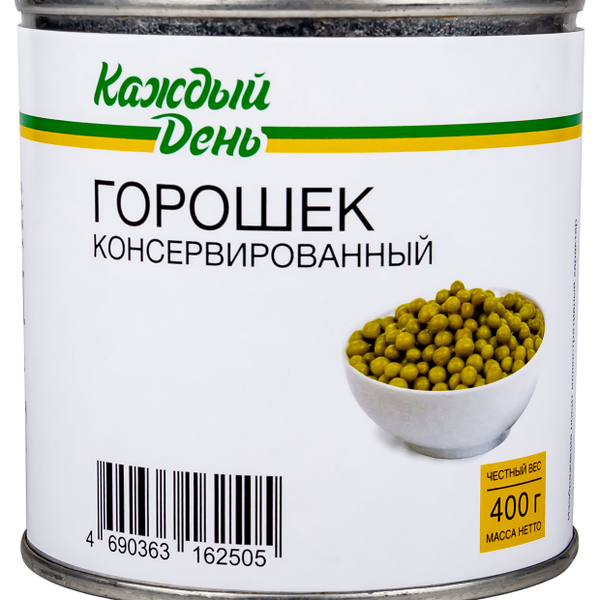 Горошек зеленый Каждый день