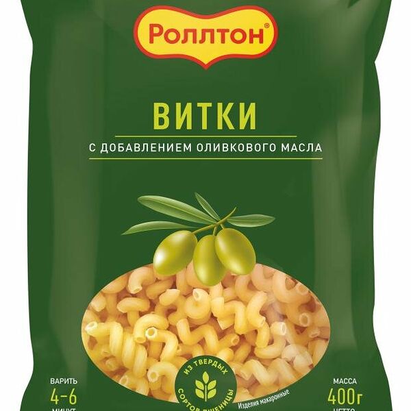 Макаронные изделия Роллтон Витки с оливковым маслом