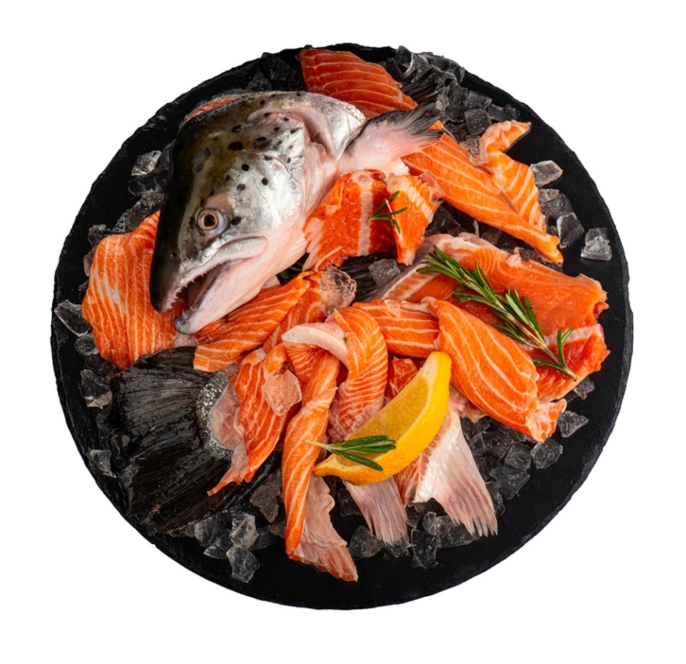 

Суповой набор из лосося атлантического (семги) охлажденной для финской ухи, вес