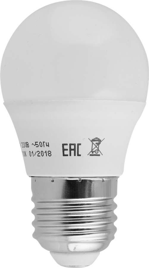 

Лампа светодиодная Homeclub G45 5, E27, 5/7Вт 4100К