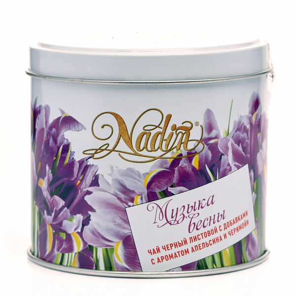 Чай черный листовой с добавками с ароматом апельсина и черимойи ТМ Nadin (Надин)