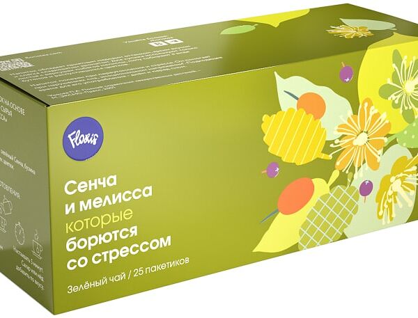Чайный напиток Floris Сенча и мелисса 37г