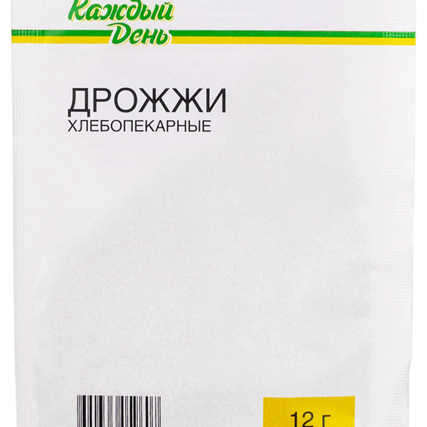 Дрожжи Каждый день хлебопкарные сухие 12г