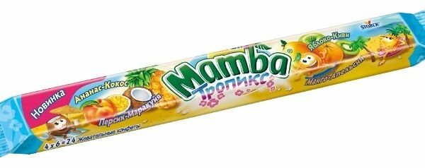 Жевательные конфеты Mamba Тропикс
