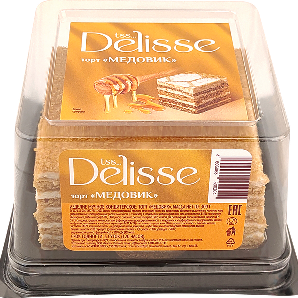 Торт DELISSE Медовик, 300г