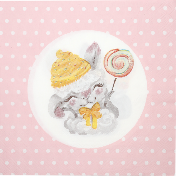 Салфетки бумажные Girls, 2 слоя, 33х33см Арт. СЛФ, 12шт