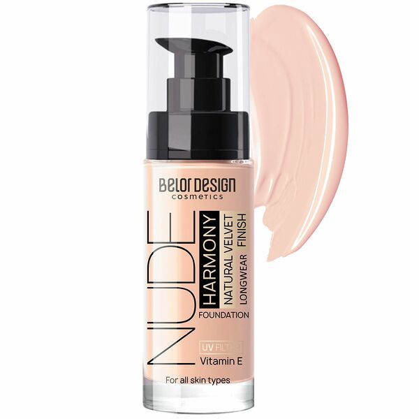 Тональный крем Nude Harmony тон 202 Belor Design Декоративная косметика имп. 2110