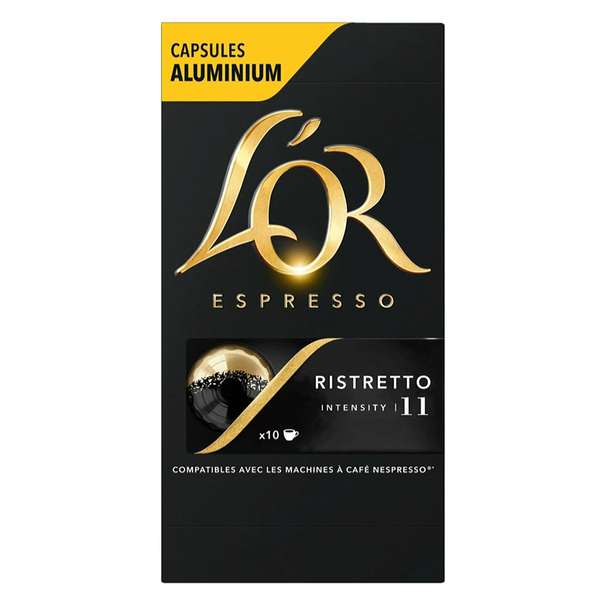 Кофе в капсулах молотый Lor Espresso Ristretto жареный натуральный