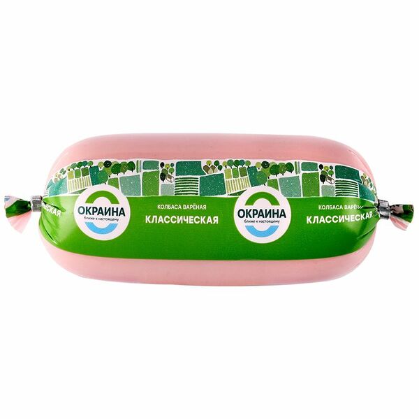 Колбаса варёная Окраина Классическая, 400г