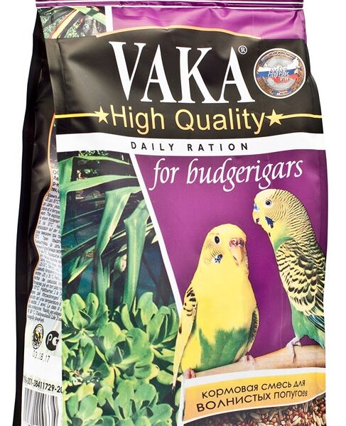 ВАКА High Quality корм для волнистых попугаев Злаковое ассорти