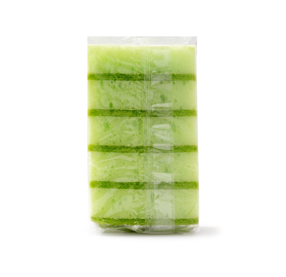 

Губки Premium с ароматом яблока для мытья посуды, Meule, 5 шт., Россия