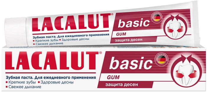 

Зубная паста Lacalut Basic Gum Защита десен 75 мл