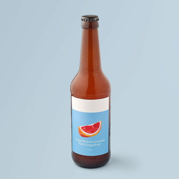 Сидр безалкогольный Bullevie Petit Grapefruit