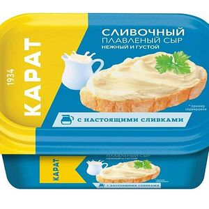 Сыр плавленый Карат Сливочный 45% 400г