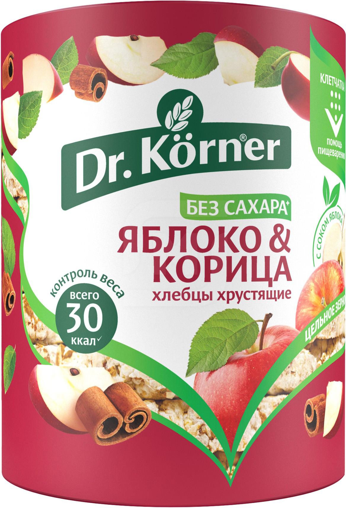 

Хлебцы Dr. Korner Злаковый коктель Яблоко и корица
