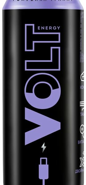 Напиток Volt Energy энергетический Голубика-гранат 450мл
