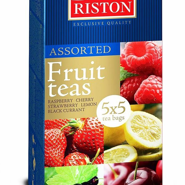 Чай черный Riston Assorted fruit teas ассорти в пакетиках, 37.5г