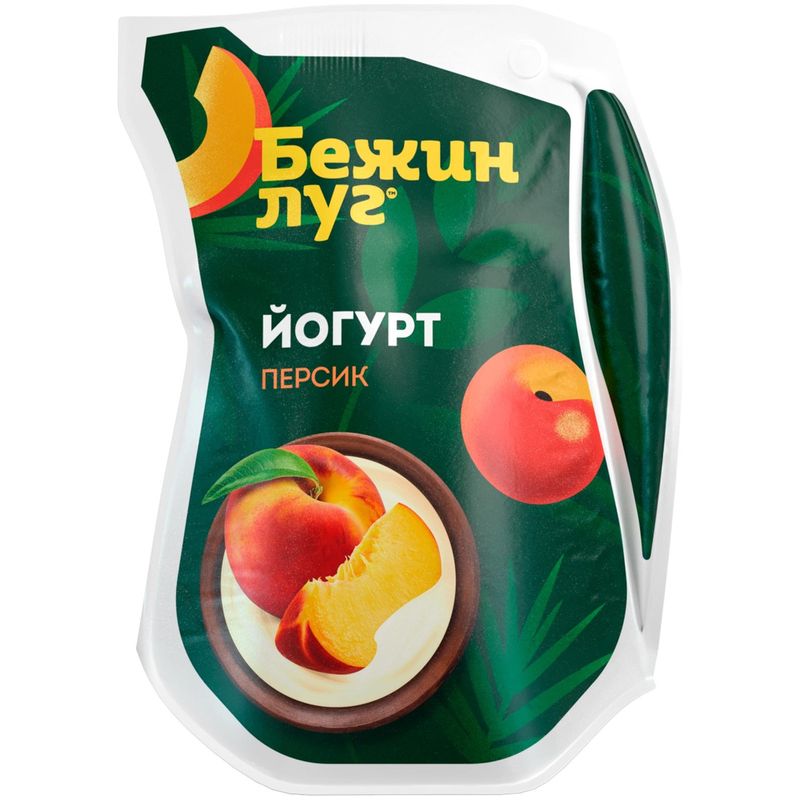 

Йогурт питьевой Бежин луг персик 2.5% 900 г