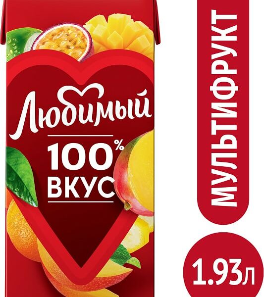 Нектар Любимый Мультифрукт 1.93л