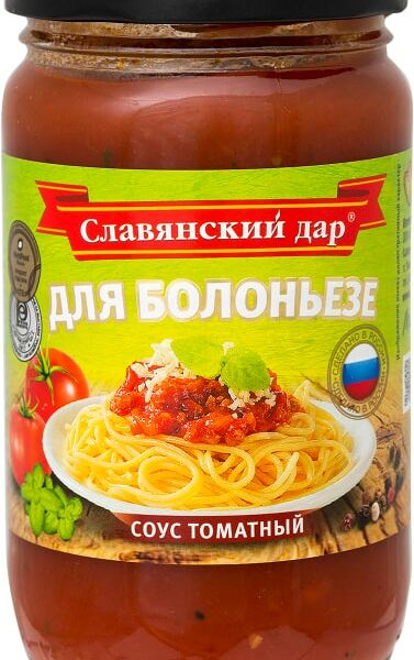 Соус Славянский дар Томатный для Болоньезе 360г