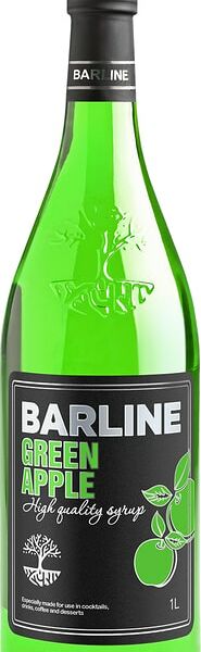 Сироп Barline Зеленое яблоко 1л