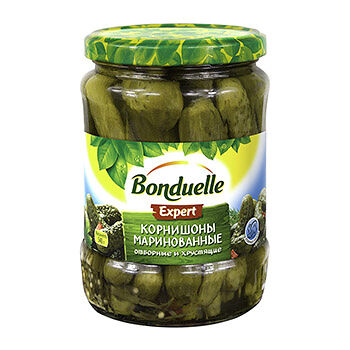 Корнишоны Bonduelle маринованные 3-6 см 550 г