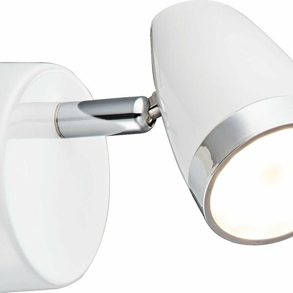 Светильник Rivoli Kelly 278425634, LED, белый, поворотный, 125x8x96 мм