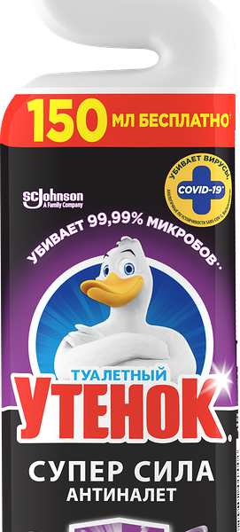 Чистящее средство для унитаза Туалетный Утенок Антиналет