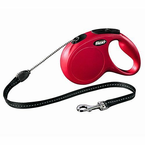 Flexi рулетка New Classic для собак до 12 кг (8 м трос) S, Красный