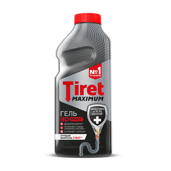 Средство дезинфицирующее для канализационных труб Tiret Maximum