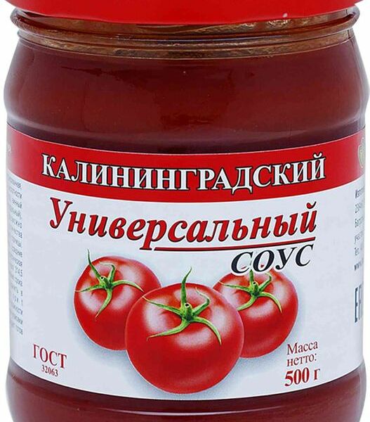 Соус калининградский универсальный в стеклянной бутылке агропродукт
