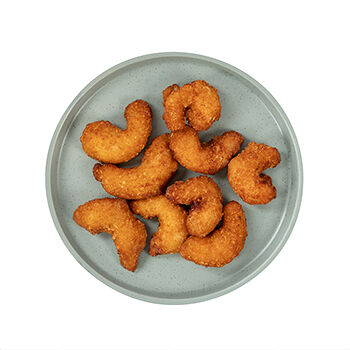 Креветки белоногие в хрустящей панировке порция 130 г, Россия