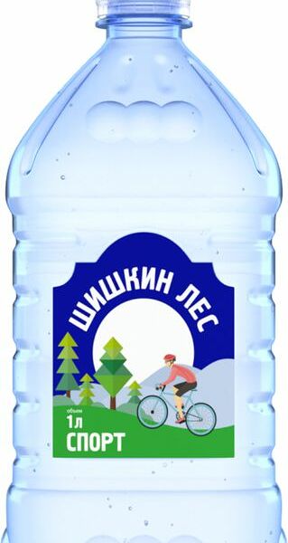 Вода Шишкин лес Спорт питьевая негазированная 1л