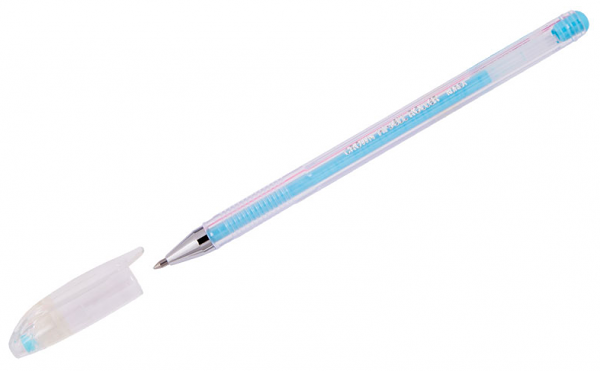 Ручка гелевая CROWN Hi-Jell Pastel 0,8мм голубая пастель Арт. HJR-500P