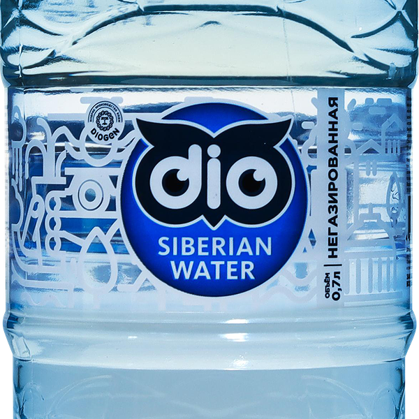 Вода артезианская DIO обогащенная кальцием, магнием, калием негазированная