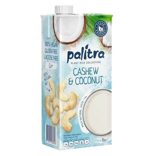 Напиток ореховый  Palitra Кешью Кокос стерил 1л