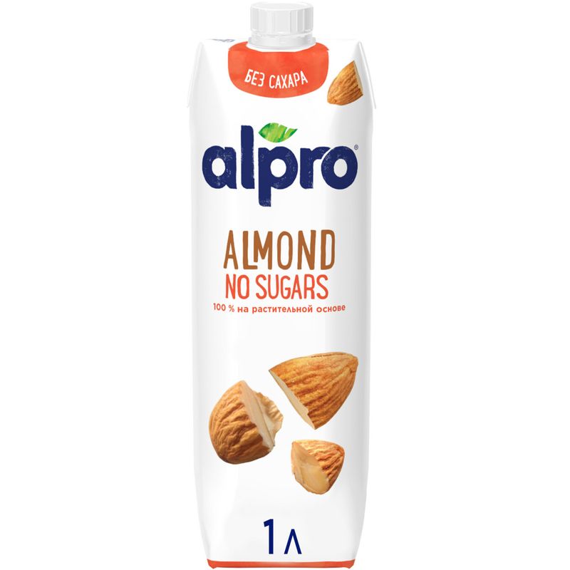 

Напиток миндальный Alpro без сахара 1.1% 1 л